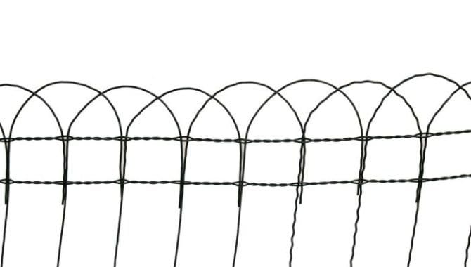 Round Post Double Loop Fence