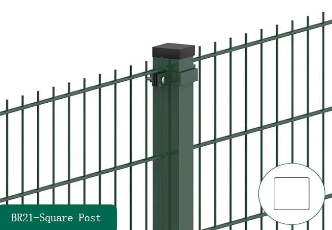 Square Post 2D Fence