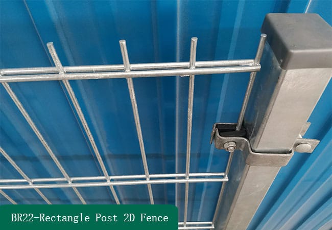Rectangle Post 2D Fence