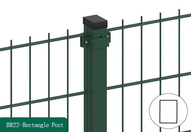 Rectangle Post 2D Fence