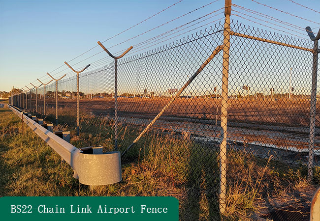 Chain Link Airport Fence