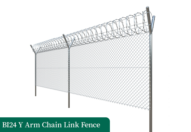 Y Arm Chain Link Fence