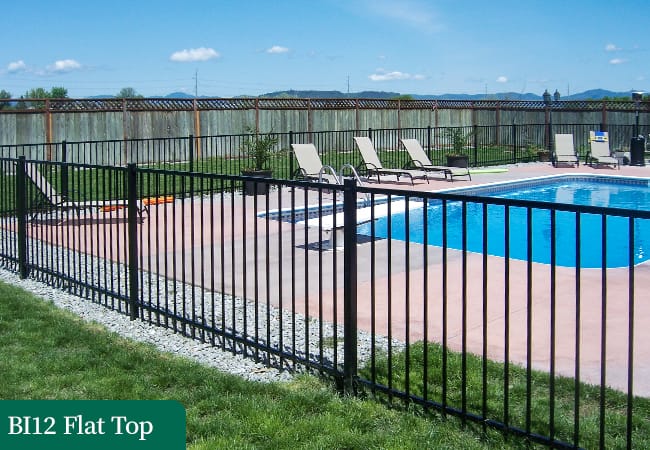 Flat Top Tubular Fence