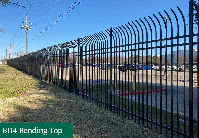 Bending Top Tubular Fence