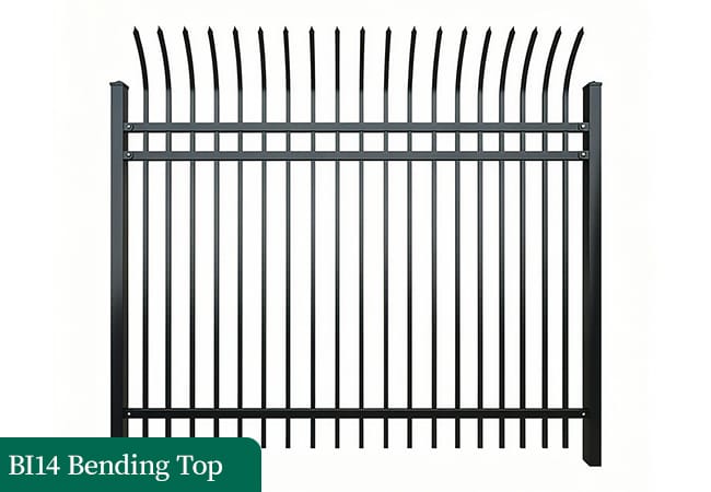 Bending Top Tubular Fence