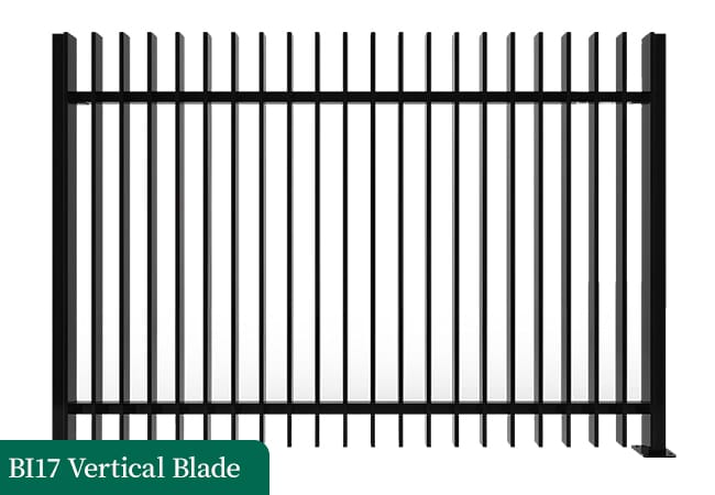 Vertiacal Blade Tubular Fence