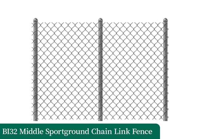 Middle Sportground Chain Link Fence