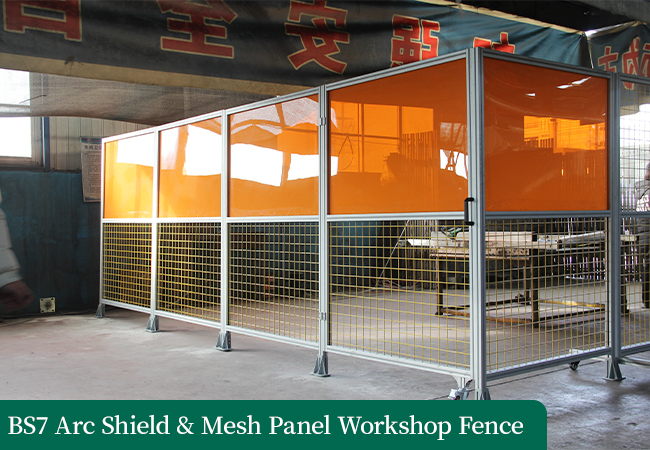Arc Shield & Mesh Panel Workshop Isolation Net