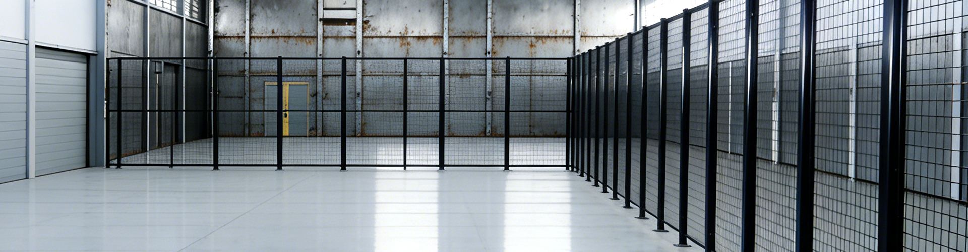 Mesh Panel Workshop Fence